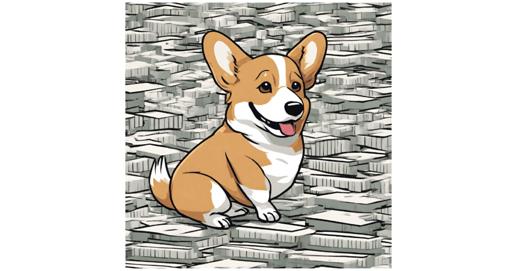 メモリーのコーギー